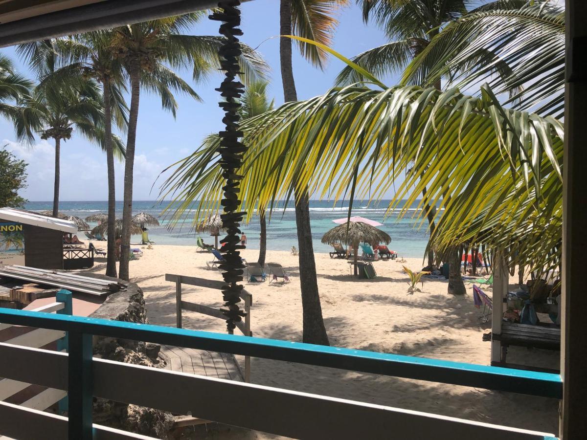 Brin D'Ile Anse Des Rochers Vue Mer A 50 M De La Plage Et Piscine 생프랑수아 외부 사진